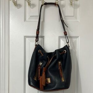 Dooney & Bourke Black and Brown Women's Bag